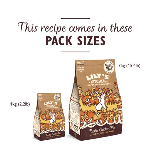 Lily's Kitchen Natural Adult Dry Dog Food Chicken & Duck Grain-Free Recipe