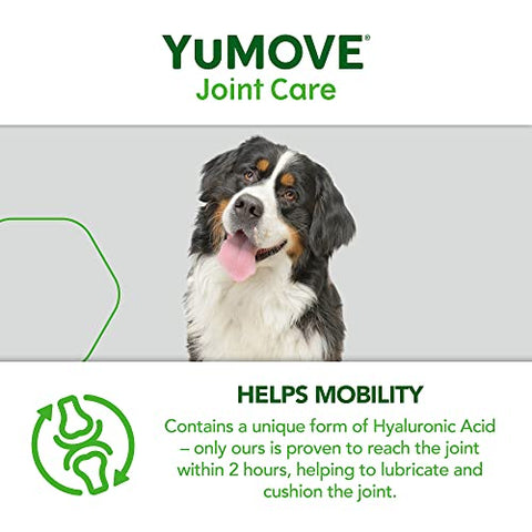 YuMOVE Senior Dog | High Strength Joint Supplement for Older, Stiff Dogs with Glucosamine, Chondroitin, Green Lipped Mussel | Aged 9+