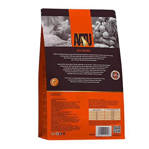 AATU 80/20 Dry Dog Food, Salmon, High Protein, Grain Free Recipe, No Artificial Ingredients