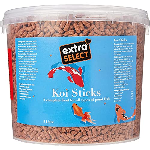 Extra Select Complete Koi Sticks Fish Food Tub