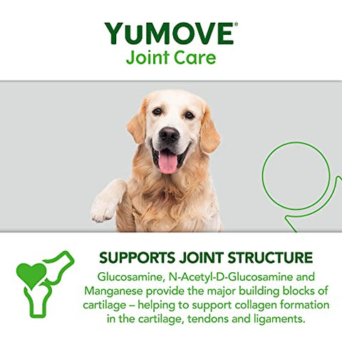 YuMOVE Senior Dog | High Strength Joint Supplement for Older, Stiff Dogs with Glucosamine, Chondroitin, Green Lipped Mussel | Aged 9+