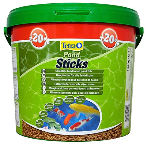 Tetra Pond Sticks, Complete Food for All Pond Fish for Health, Vitality and Clear Water