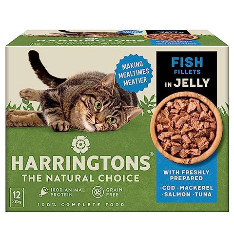 Harringtons Wet Cat Food Mixed in Jelly