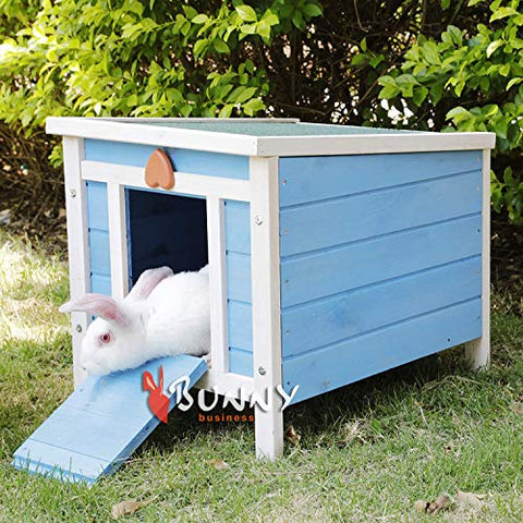 BUNNY BUSINESS Cat/Puppy/Rabbit/Guinea Pig Wooden Hide House